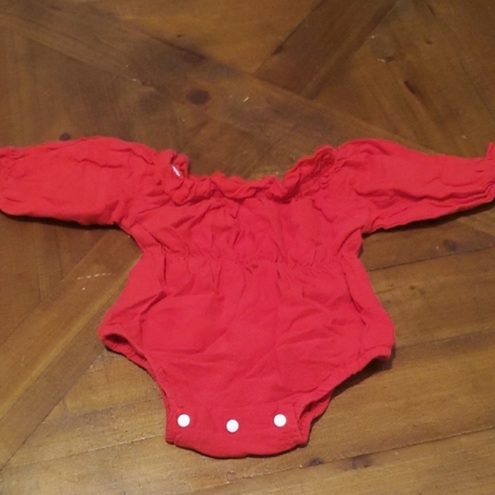 🐻 SHEIN Red Kids One Piece Bodysuit